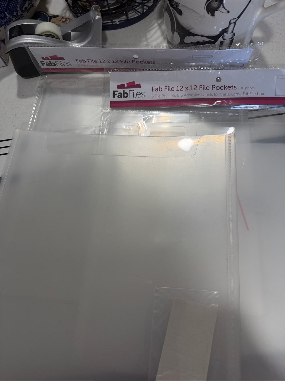 Lot of Totally Tiffany Fab File 12x12 File Pockets